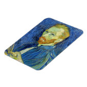 Vincent van Gogh - Selbstporträt mit Palette Magnet (Linke Seite)