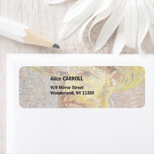 Vincent van Gogh - Selbstporträt mit Strohhut (Insitu)