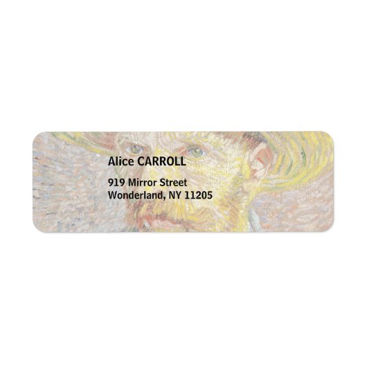 Vincent van Gogh - Selbstporträt mit Strohhut (Vorne)