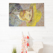 Vincent van Gogh - Selbstporträt mit Strohhut Banner (InSitu)