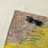 Vincent van Gogh - Selbstporträt mit Strohhut Strandtuch (Beispiel)