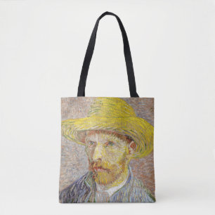 Vincent van Gogh - Selbstporträt mit Strohhut Tasche