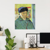 Vincent van Gogh, Selbstporträt mit verbanntem Ohr Poster (Heimbüro)