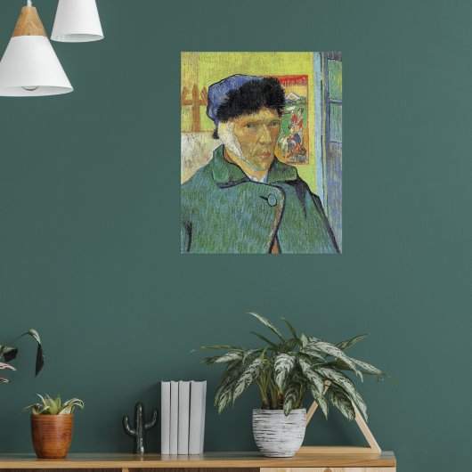 Vincent van Gogh, Selbstporträt mit verbanntem Ohr Poster (Wohnzimmer 1)