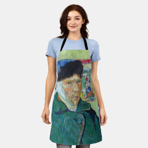 Vincent van Gogh - Selbstporträt mit verbundenem O Schürze