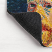Vincent Van Gogh - Selbstporträt Mousepad (Ecke)