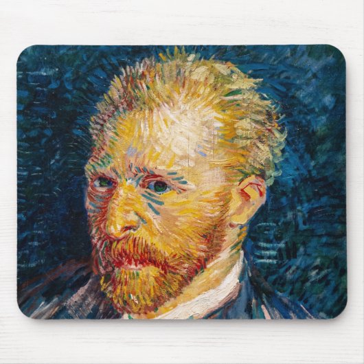 Vincent Van Gogh - Selbstporträt Mousepad (Vorne)