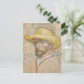Vincent van Gogh, Selbstporträt Postkarte (Stehend Vorderseite)