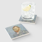 Vincent Van Gogh - Selbstporträt Steinuntersetzer (Seitenansicht)