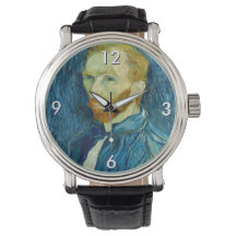 Vincent van Gogh Selbstporträt-Uhr