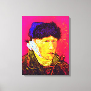Vincent Van Gogh - Selbstporträt Verband Pop Art Leinwanddruck