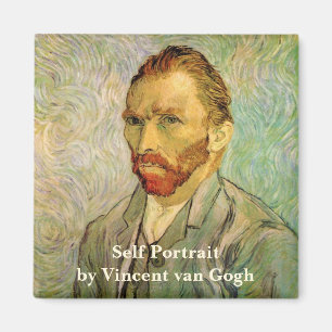 Vincent van Gogh Selbstporträt, Vintage Kunstkunst Magnet