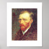 Vincent van Gogh - Self-portrait 1887 Poster (Vorne)