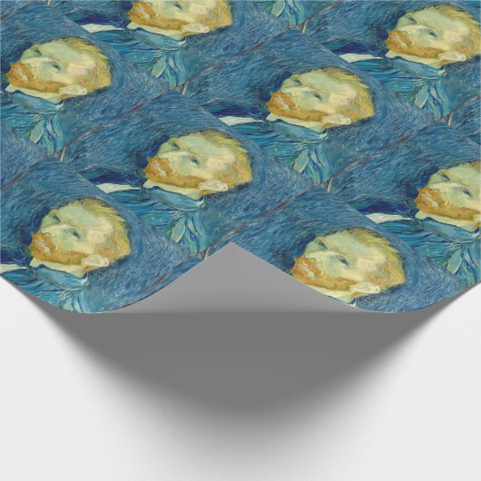 Vincent Van Gogh Self Portrait 1889 Geschenkpapier (Ecke)