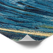 Vincent Van Gogh Self Portrait 1889 Poster (Ecke)