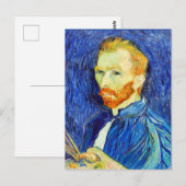 Vincent van Gogh - Self-Portrait, 1889, Postkarte (Vorne/Hinten)