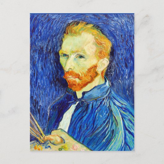 Vincent van Gogh - Self-Portrait, 1889, Postkarte (Vorderseite)