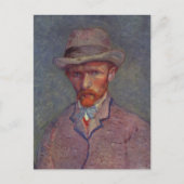 Vincent Van Gogh Self Portrait Anzug Postkarte (Vorderseite)