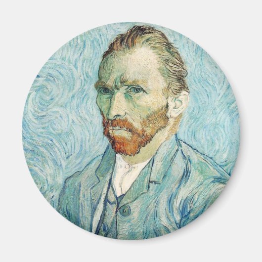 Vincent Van Gogh Self Portrait Blue Magnet (Vorne)