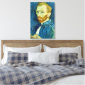 Vincent van Gogh Self-Portrait Canvas Print Leinwanddruck (Insitu (Schlafzimmer))