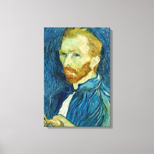 Vincent van Gogh Self-Portrait Canvas Print Leinwanddruck (Vorderseite)