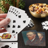 Vincent Van Gogh Self Portrait Family Poker Game Spielkarten (In Situ)