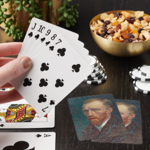 Vincent Van Gogh Self Portrait Family Poker Game Spielkarten