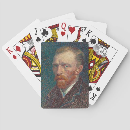 Vincent Van Gogh Self Portrait Family Poker Game Spielkarten (Rückseite)