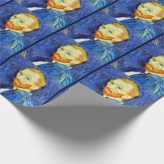 Vincent van Gogh Self-Portrait Geschenkpapier (Ecke)