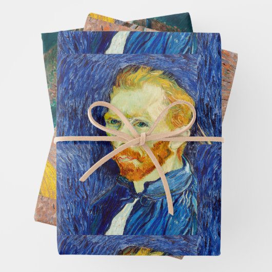 Vincent Van Gogh Self-Portrait Geschenkpapier Set (Beispiel)