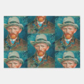 Vincent Van Gogh Self-Portrait Geschenkpapier Set (Vorderseite 3)