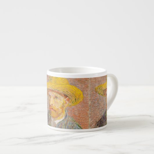 Vincent Van Gogh Self Portrait impressionistisch F Espressotasse (Vorderseite Rechts)