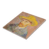 Vincent Van Gogh Self Portrait impressionistisch F Fliese (Seite)