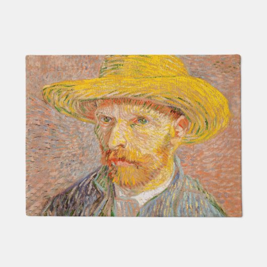 Vincent Van Gogh Self Portrait impressionistisch F Fußmatte (Vorderseite)