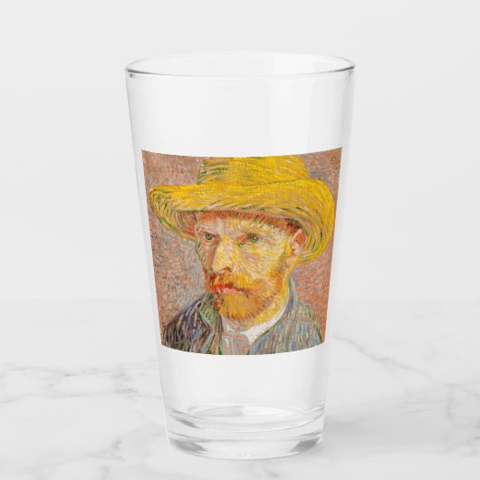Vincent Van Gogh Self Portrait impressionistisch F Glas (Vorderseite)
