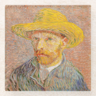 Vincent Van Gogh Self Portrait impressionistisch F Glasuntersetzer