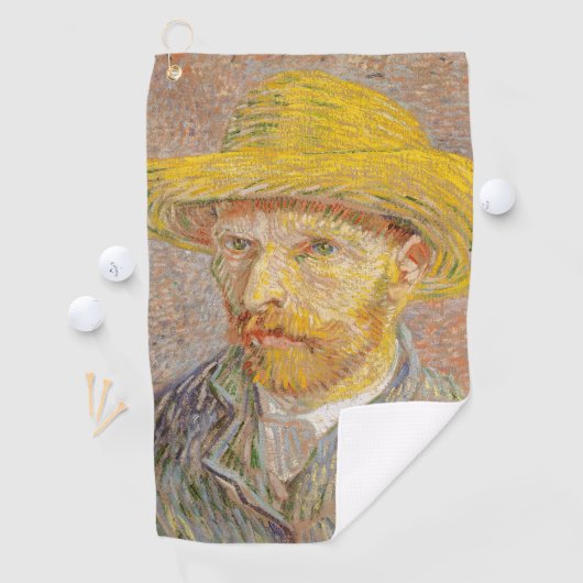 Vincent Van Gogh Self Portrait impressionistisch F Golfhandtuch (Insitu)
