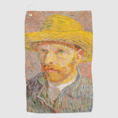 Vincent Van Gogh Self Portrait impressionistisch F Golfhandtuch (Vorderseite)