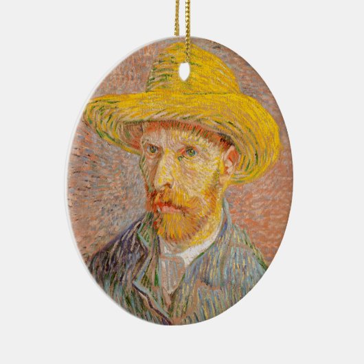 Vincent Van Gogh Self Portrait impressionistisch F Keramik Ornament (Rechts)