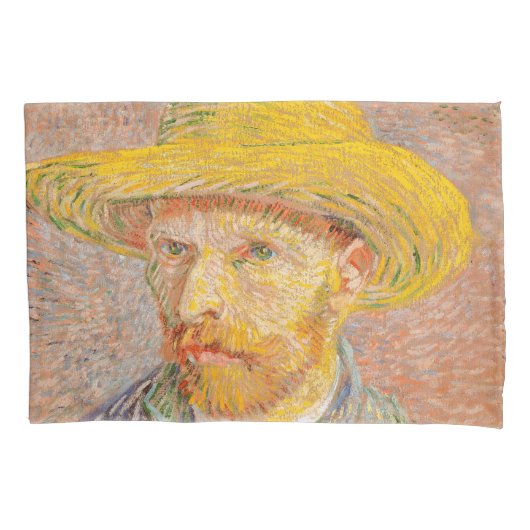 Vincent Van Gogh Self Portrait impressionistisch F Kissenbezug (Vorderseite)