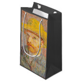 Vincent Van Gogh Self Portrait impressionistisch F Kleine Geschenktüte (Vorderseite Schrägansicht)