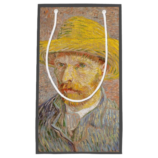 Vincent Van Gogh Self Portrait impressionistisch F Kleine Geschenktüte (Vorderseite)