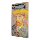 Vincent Van Gogh Self Portrait impressionistisch F Mini Klemmbrett (Gewinkelt2)