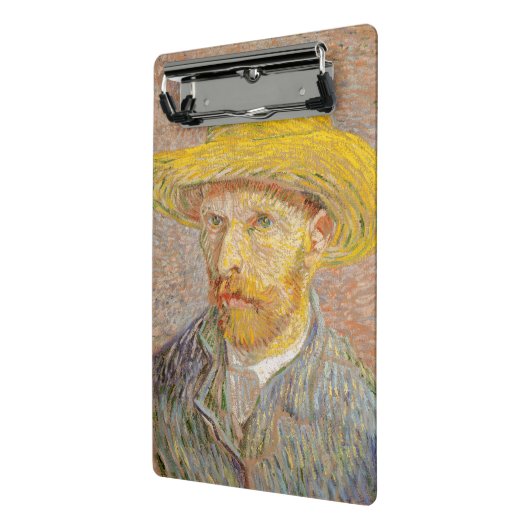 Vincent Van Gogh Self Portrait impressionistisch F Mini Klemmbrett (Gewinkelt2)