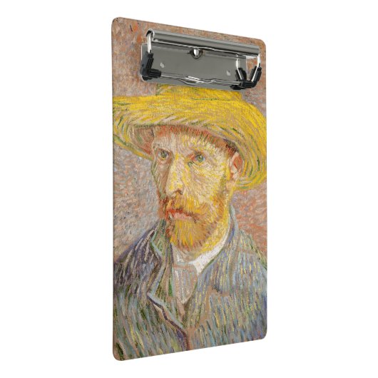 Vincent Van Gogh Self Portrait impressionistisch F Mini Klemmbrett (Schrägansicht)