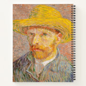 Vincent Van Gogh Self Portrait impressionistisch F Notizblock (Rückseite)