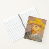 Vincent Van Gogh Self Portrait impressionistisch F Notizblock (Innenseite)