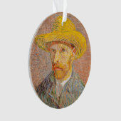 Vincent Van Gogh Self Portrait impressionistisch F Ornament (Vorderseite)