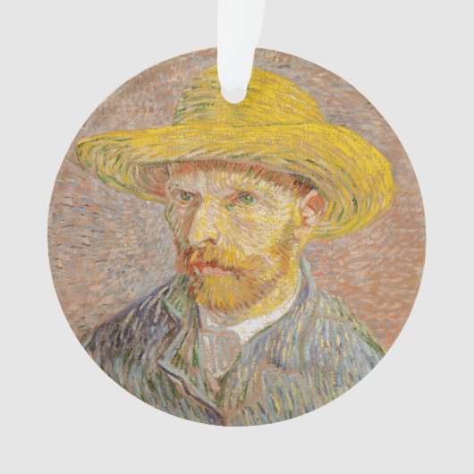 Vincent Van Gogh Self Portrait impressionistisch F Ornament (Vorderseite)