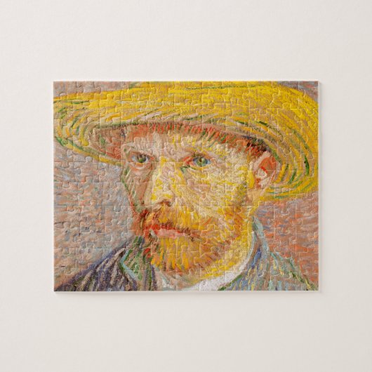 Vincent Van Gogh Self Portrait impressionistisch F Puzzle (Horizontal)